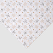 Papier Mousseline Fleurs d'art géométriques simples (Détail)