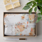 Papier Mousseline Fleurs d'automne citrouilles en Feuilles d'automne (Cadeau)