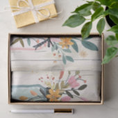 Papier Mousseline Fleurs d'automne dans les jarres de Mason Découpag (Cadeau)