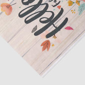 Papier Mousseline Fleurs d'automne dans les jarres de Mason Découpag (Détail)