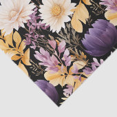 Papier Mousseline Fleurs d'automne Découpage d'automne (Détail)