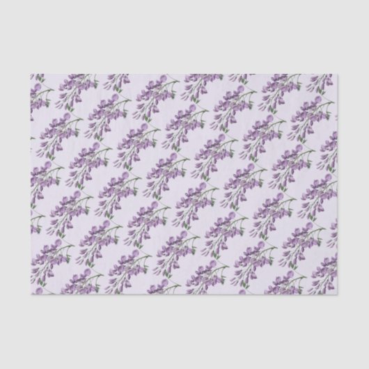 Papier Mousseline Fleurs de bactéries vintages/victoriennes (Recto)