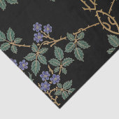 Papier Mousseline Fleurs de Blackberry Vin de fruits William Morris (Détail)