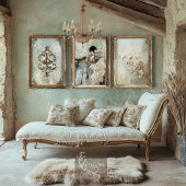 Papier Mousseline Fleurs de cerises Abstraites de couleur verte