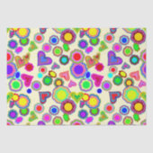 Papier Mousseline Fleurs de Coeurs super (Recto)