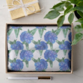 Papier Mousseline fleurs de couleur d'eau (Cadeau)