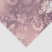 Papier Mousseline Fleurs de crayon rose pâle sur la page de découpag (Détail)