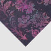 Papier Mousseline Fleurs de crayon rose sur la page de découpage som (Détail)