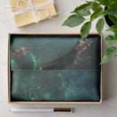 Papier Mousseline Fleurs de fées au clair de lune de jade (Cadeau)