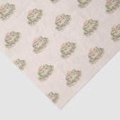 Papier Mousseline Fleurs de gâteaux roses d'anniversaire Découpage V (Détail)