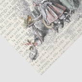 Papier Mousseline Fleurs de jardin français arrosage Can Découpage (Détail)