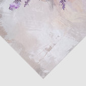 Papier Mousseline Fleurs de lavande bougies d'apothecaire découpage (Détail)