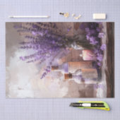 Papier Mousseline Fleurs de lavande bougies d'apothecaire découpage (Artisanat)