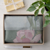 Papier Mousseline Fleurs de Lotus en fleurs par Ohara Koson (Cadeau)