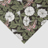 Papier Mousseline Fleurs de lune et sphinx Mois (Détail)