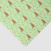 Papier Mousseline Fleurs de marmotte et de tulipe mignonnes (Détail)