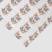 Papier Mousseline Fleurs de Noël (Détail)