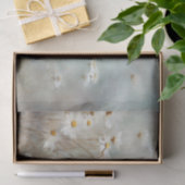 Papier Mousseline Fleurs de pâquerette élégantes et délicates en déc (Cadeau)