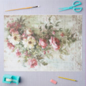 Papier Mousseline Fleurs de passion (Artisanat)