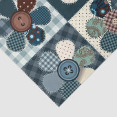 Papier Mousseline Fleurs de Patchwork (Détail)