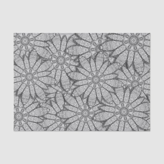 Papier Mousseline Fleurs de pierre (Recto)
