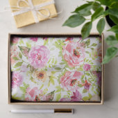 Papier Mousseline Fleurs de printemps (Cadeau)