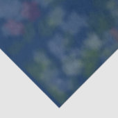 Papier Mousseline Fleurs de printemps bouquet blanc romantique marin (Détail)