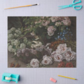 Papier Mousseline Fleurs de printemps - Claude Monet (Artisanat)