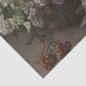 Papier Mousseline Fleurs de printemps - Claude Monet (Détail)