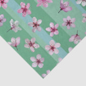 Papier Mousseline Fleurs de prune Papier Tissu (Détail)