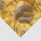 Papier Mousseline Fleurs de soleil de soie et lumières de fée découp (Détail)