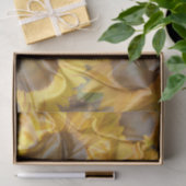 Papier Mousseline Fleurs de soleil de soie et lumières de fée découp (Cadeau)