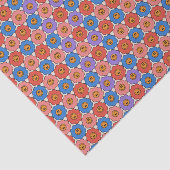 Papier Mousseline Fleurs de sourire (Détail)