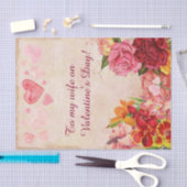 Papier Mousseline Fleurs de Steampunk victorienne Coeurs Saint-Valen (Artisanat)