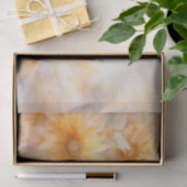 Papier Mousseline Fleurs de tournesol élégantes et délicates en déco (Cadeau)