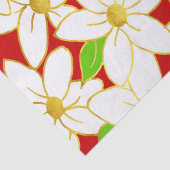 Papier Mousseline Fleurs de vacances (Détail)