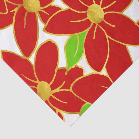 Papier Mousseline Fleurs de vacances (Détail)