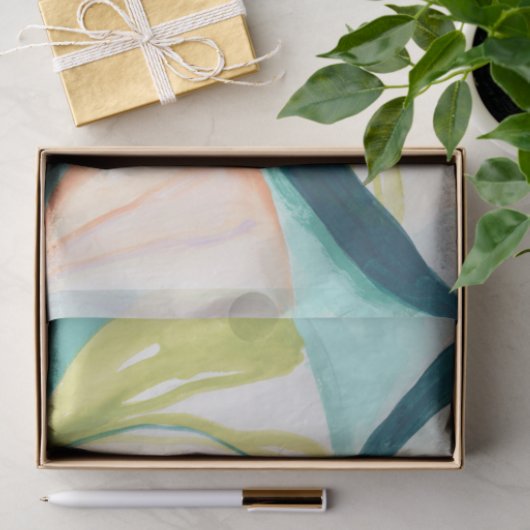 Papier Mousseline Fleurs de ventilateur IV (Cadeau)