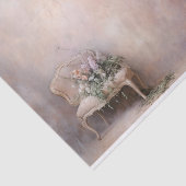 Papier Mousseline Fleurs délicates, douces et élégantes en découpage (Détail)