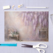 Papier Mousseline Fleurs délicates, douces et élégantes en découpage (Artisanat)