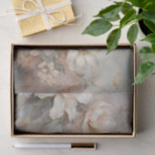 Papier Mousseline Fleurs délicates, douces et élégantes en découpage (Cadeau)