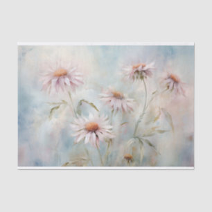 Papier Mousseline Fleurs délicates et élégantes de marguerite en déc