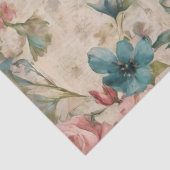 Papier Mousseline Fleurs Démodées (Détail)