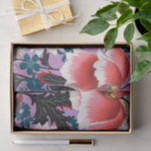 Papier Mousseline Fleurs, design japonais (Cadeau)