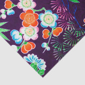 Papier Mousseline Fleurs, design japonais (Détail)