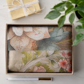 Papier Mousseline Fleurs d'Hibiscus (Cadeau)