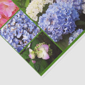 Papier Mousseline Fleurs d'Hydrangea PAPIER DE CUIVRE Collage-TISSUE (Détail)