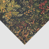 PAPIER MOUSSELINE FLEURS D'IMAGINAIRES UNICORNES ET GOTHIQUES, MOTIF (Détail)