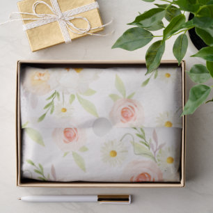 Papier Mousseline Fleurs du Jardin Rougeaud