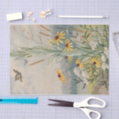 Papier Mousseline Fleurs du pré par Louis Prang (Artisanat)